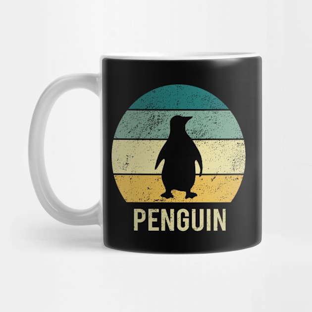 Penguin At Sunset A Gift For Penguins Lovers by MerchAndrey